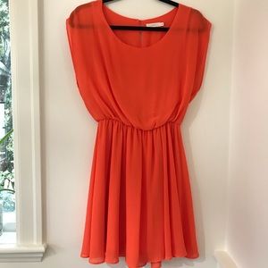 Lush orange dress